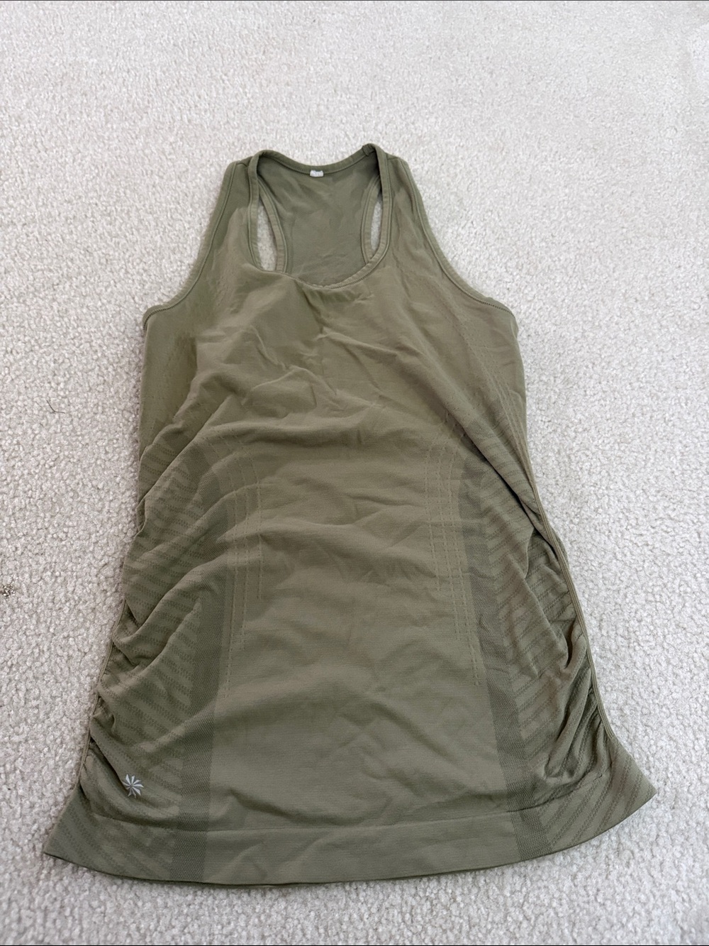 Athleta Olive Green Racerback Tank